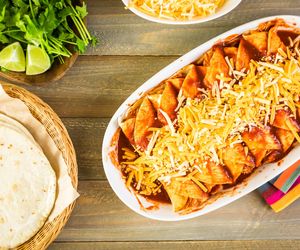 Tortille zapiekane z mięsem mielonym i pieczarkami - smaczny obiad za niewielkie pieniądze