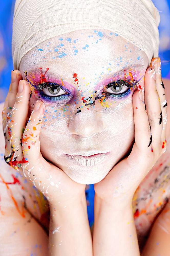 Makijaż w wykonaniu Iwony Rząd, modelka: Laura Konopska