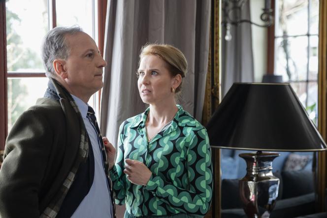 Na Wspólnej odc. 3456.  Andrzej Zakościelny (Dariusz Niebudek),Justyna (Magdalena Kacprzak)