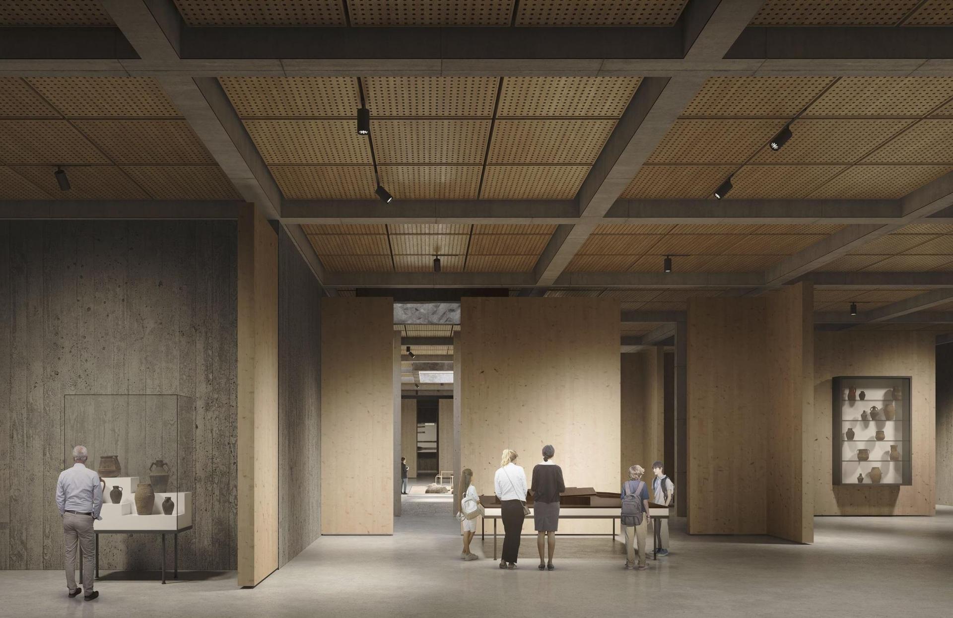 Pawilon ekspozycyjny w Biskupinie