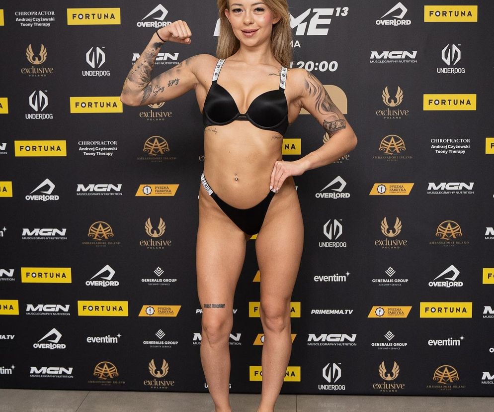 Wiktoria Borkowska, zawodniczka PRIME MMA 13