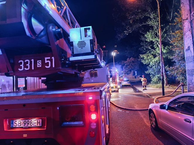 Pożar mieszkania w budynku wielorodzinnym