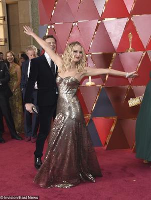 Jennifer Lawrence na Oscarach 2018