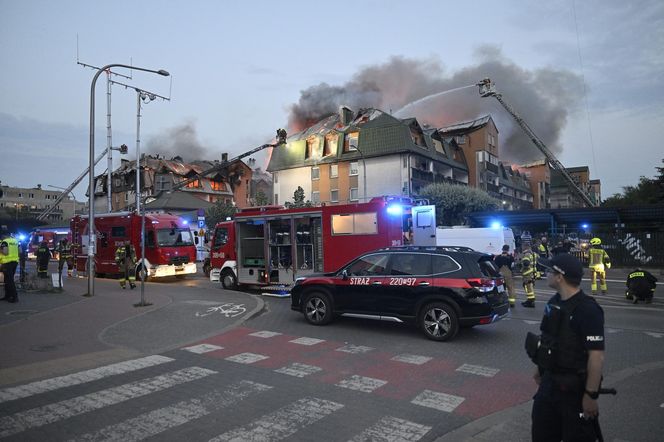 Pożar bloku w Ząbkach. Przerażające zdjęcia z miejsca tragedii