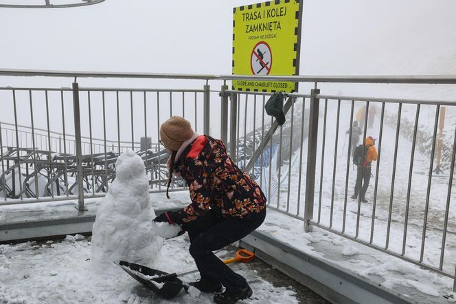Zima w Tatrach na początku października
