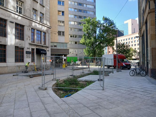 Przebudowa ulic Złotej i Zgoda w Warszawie