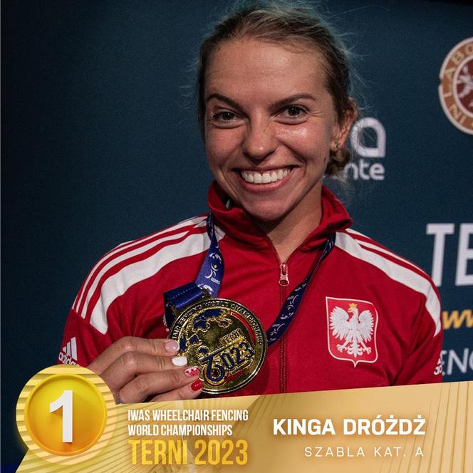 Złoto dla Kingi Dróżdż z Będzina podczas MŚ w szermierce na wózkach