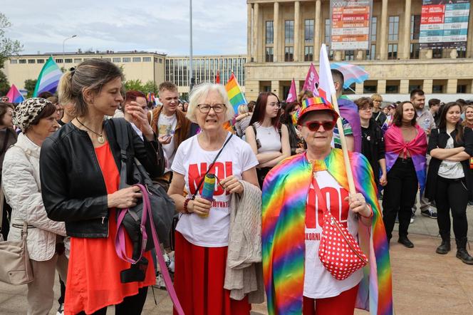 Minister ds. równości Katarzyna Kotula na Marszu Równości w Łodzi,