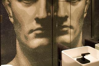 Mozaika w toalecie w stylu nowoczesnym