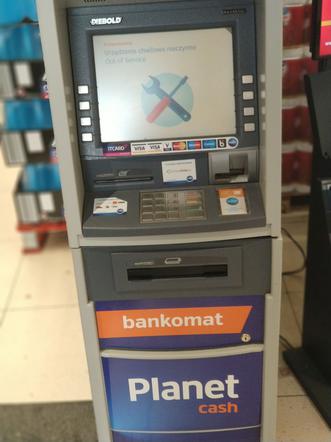 Brak pieniędzy w bankomacie 