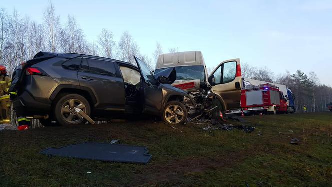 Wypadek na DK 10 w Stryszku! Są poszkodowani [ZDJĘCIA]