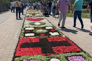 Boże Ciało 2022. Dywany kwiatowe w Spycimierzu