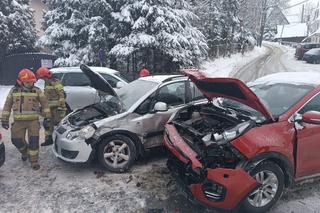 Wypadek w Zakopanem. Na drogach panują fatalne warunki