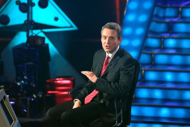 Hubert Urbański w "Milionerach" TVN-u