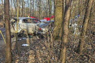 Wypadek w Jaworznie w Seacie zginęła matka, 2 letnie dziecko przeżyło.