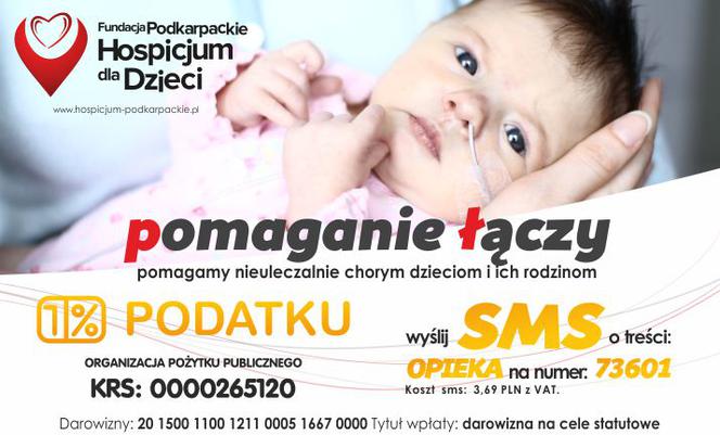 Pomóż podopiecznym z Podkarpackiego Hospicjum dla Dzieci w Rzeszowie