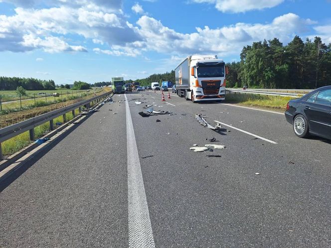Wypadek na S5 koło Rawicza