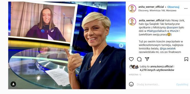Anita Werner świętuje 25-lecie TVN