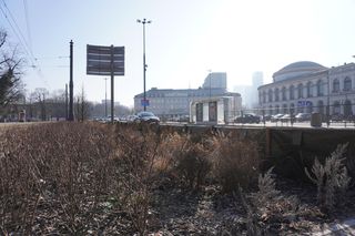 Plac Bankowy przed remontem (luty 2025)