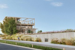 Nowy budynek w Porcie Czerniakowskim - wizualizacje