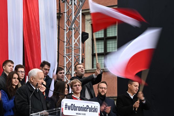 Manifestacja PiS w Warszawie (11.10.2025)
