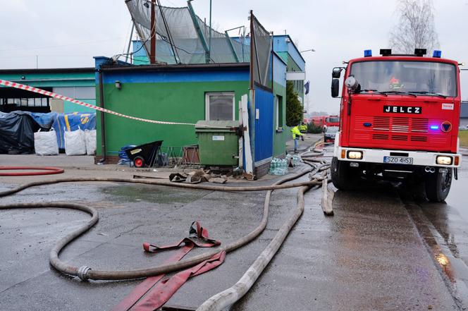 Pożar wysypiska śmieci w Żorach