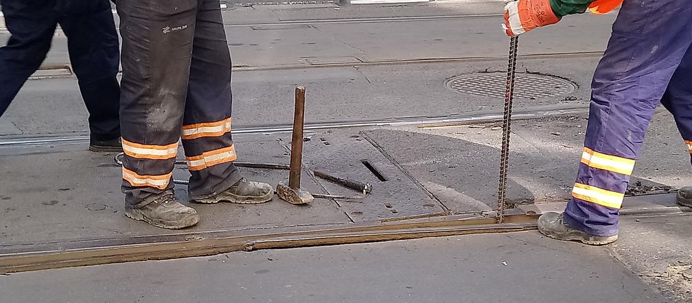 Wykolejenie tramwaju w centrum Krakowa 
