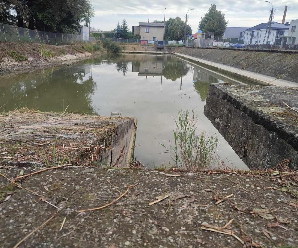 Wypompowali wodę ze zbiornika na Gronowie