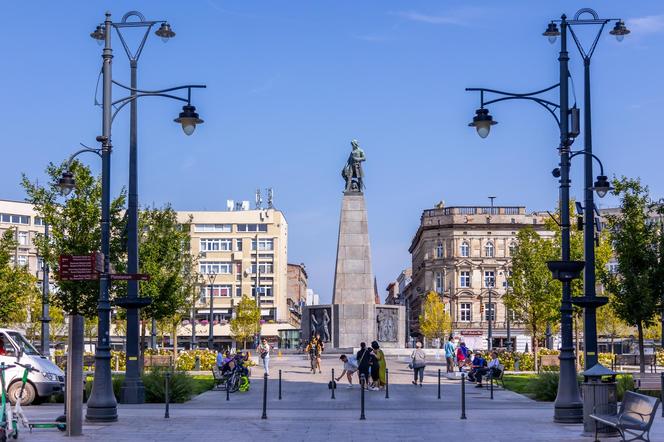 Plac Wolności w Łodzi po remoncie