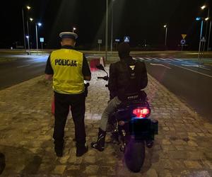 Policja zatrzymała szaleńca na motocyklu