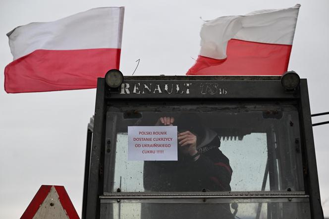 Protest rolników w Medyce