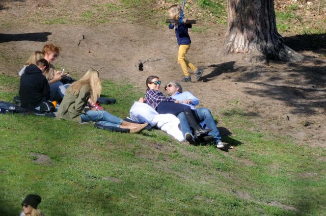 Miłość Rusin na trawie