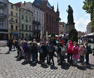 Tłumy na toruńskiej starówce. Wycieczki szkolne ruszyły do grodu Kopernika