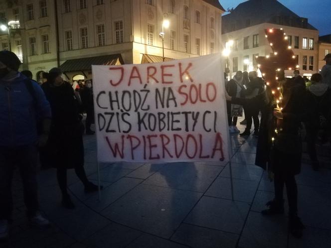 Protest kobiet w Warszawie 30.10.2020