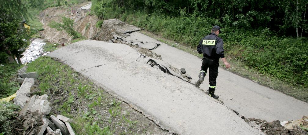 Kłodne - osuwisko