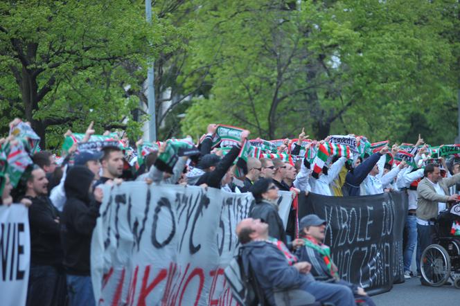 Protest KIBICÓW LEGII - ZDJĘCIA