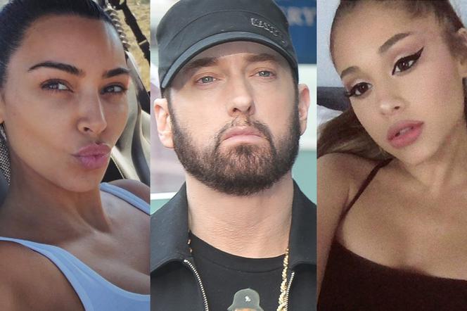Kim Kardashian, Eminem, Ariana Grande
