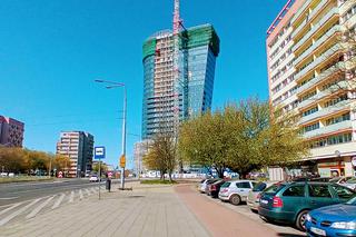 Budowa Hanza Tower - kwiecień 2020