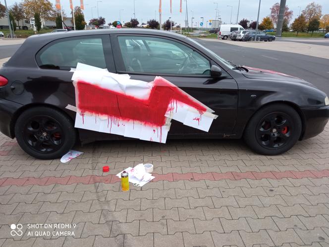 protest na Rondzie Gronowo