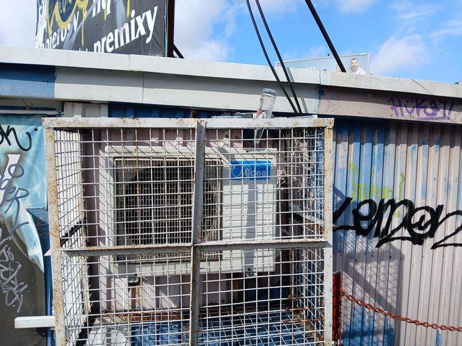 Dawne targowisko przy ul. Kopińskiej w Warszawie