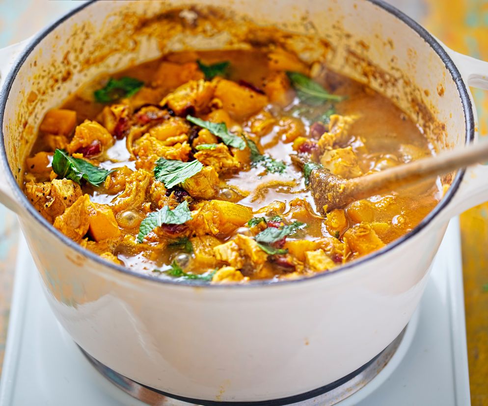 Dynia: curry z dynią i kurczakiem [przepis]