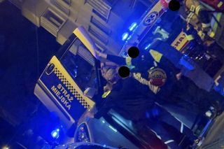  Łódź. Wypadek strażników miejskich. Staranował ich nietrzeźwy 30-latek [ZDJĘCIA]