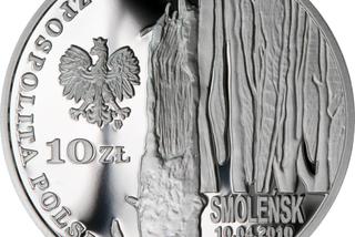 prezes NBP Sławomir Skrzypek na srebrnej monecie 10-złotowej