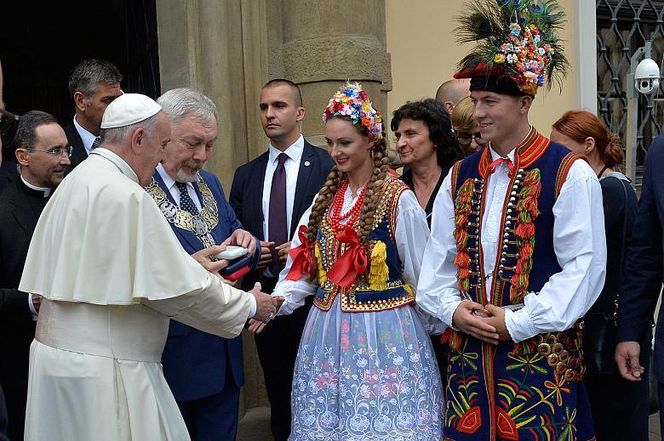 Jedyna wizyta papieża Franciszka w Polsce. Odwiedził Kraków, Częstochowę i Oświęcim