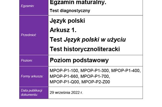 Matura próbna 2023: Polski. Odpowiedzi CKE i oficjalny klucz do zadań