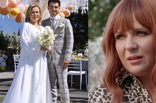 Pierwsza miłość odc. 3886. Marysia (Aneta Zając), Kacper (Damian Kulec)  biorą ślub, Dominika (Aneta Zając) 