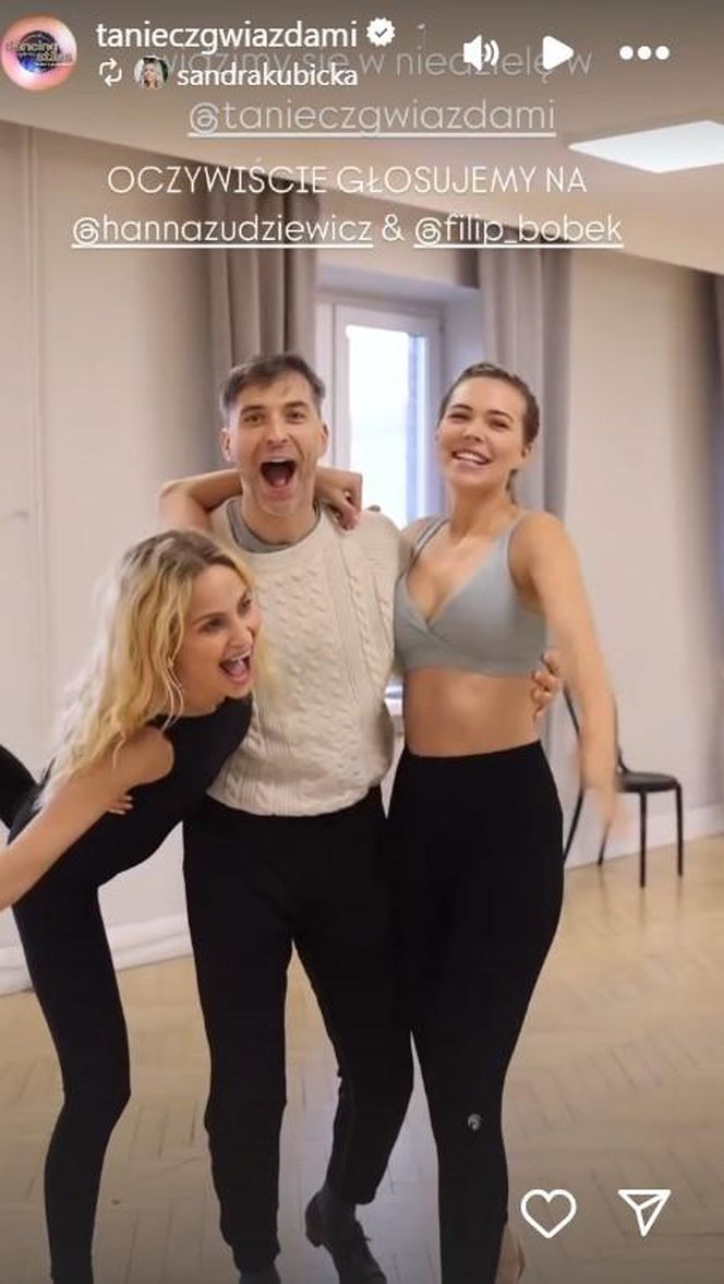 Sandra Kubicka, Filip Bobek, Hanna Żudziewicz