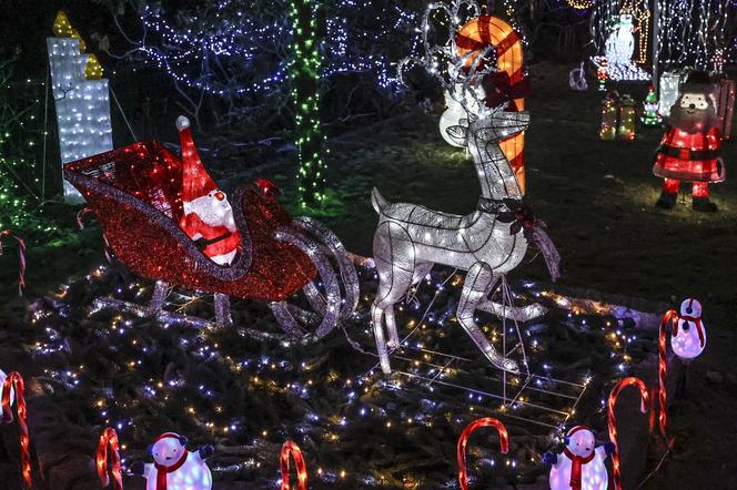 Promyk nadziei wśród szarych bloków. Ta iluminacja na osiedlu zachwyca!