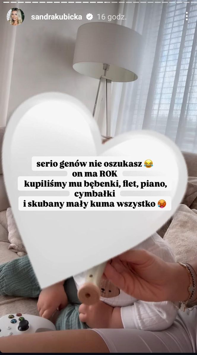 Dumna Sandra Kubicka pokazała syna i wspomniała o Baronie. "Genów nie oszukasz" 