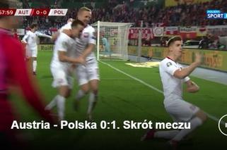 Austria - Polska SKRÓT MECZU. Gol z meczu el. Euro 2020 [WIDEO]
